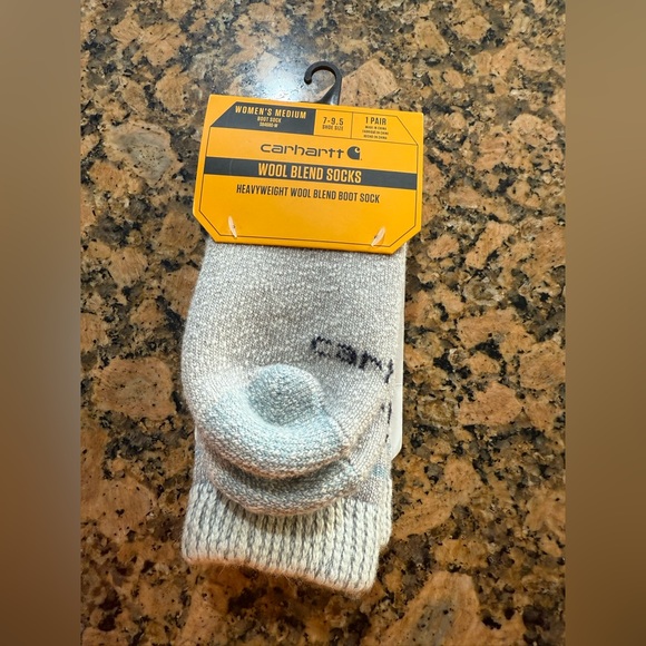 Carhartt Women's Heavyweight Wool Blend Boot Socks SB4680 - Picture 2 of 3
